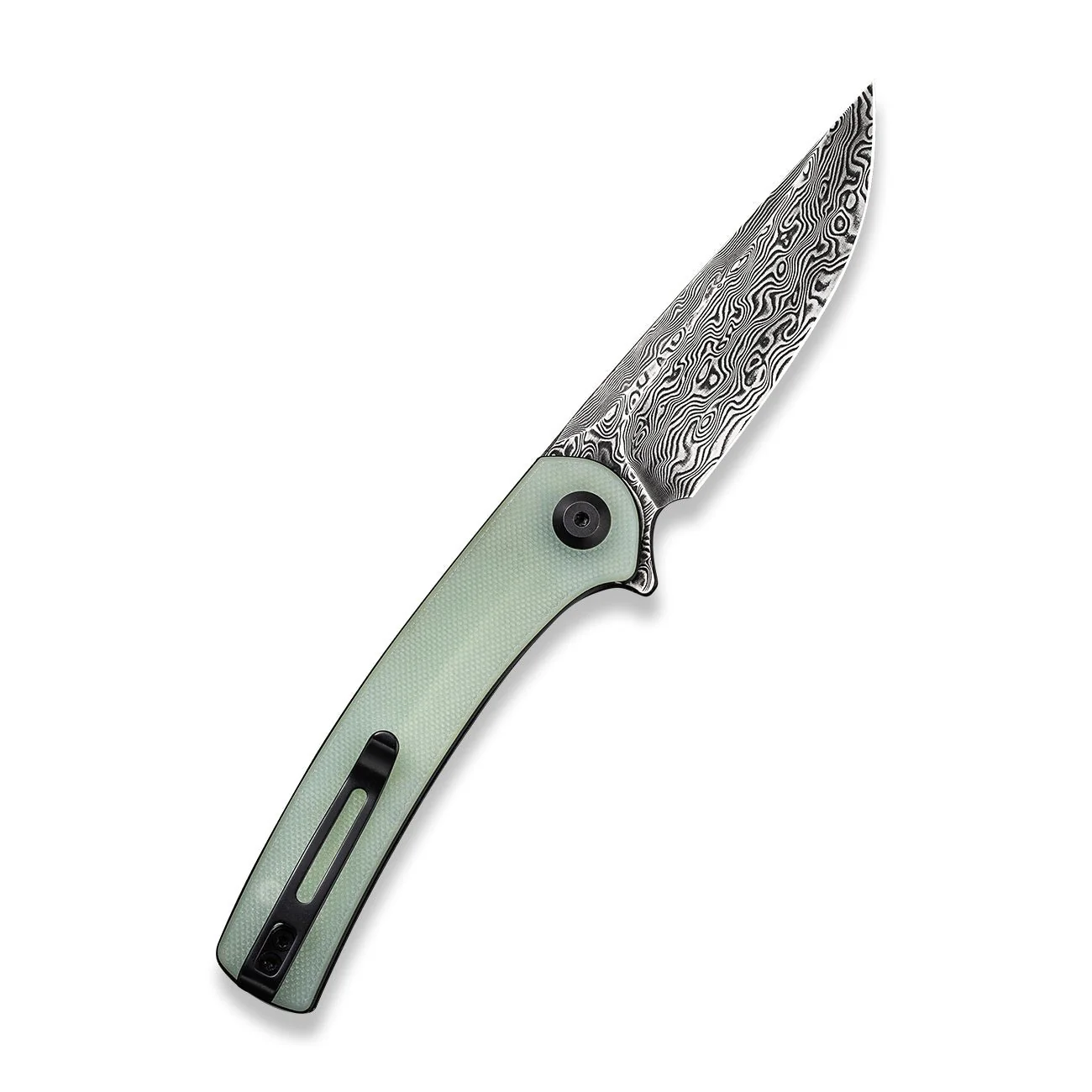 CIVIVI Mini Asticus Flipper Knife G10 Handle (3.25" Damascus Blade) C19026B-DS1 - Image 2