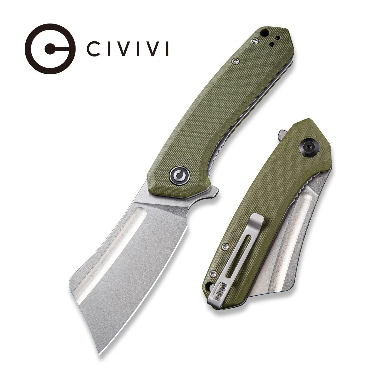 CIVIVI Mini Bullmastiff Flipper Knife G10 Handle (2.97" 9Cr18MoV Blade) C2004A