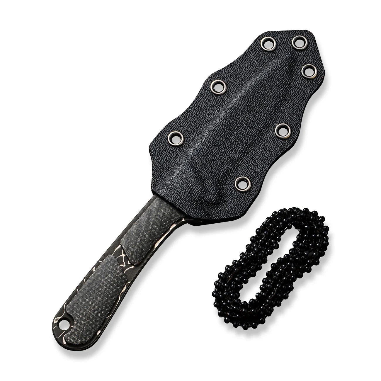 CIVIVI Mini Elementum Fixed Blade Knife Micarta Handle (2.24" Damascus Blade) C23010-DS1 - Image 13
