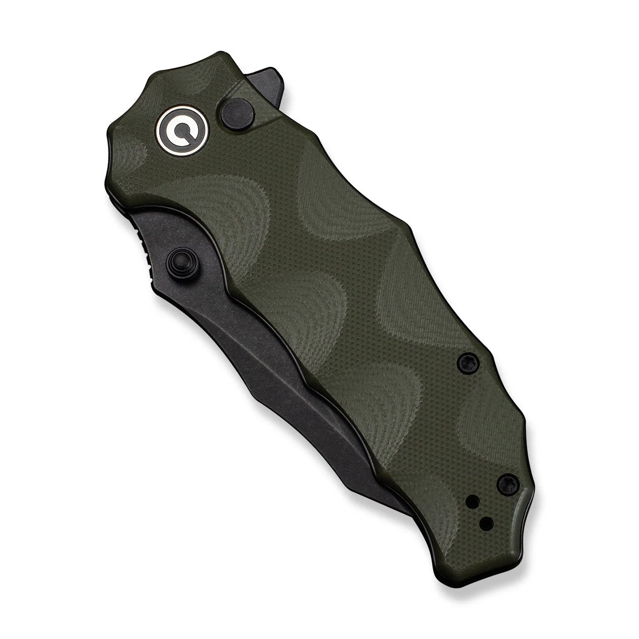 CIVIVI Natterjack Flipper & Thumb Stud & Button Lock Knife G10 Handle (3.19" 14C28N Blade) C24028-1 - Image 11