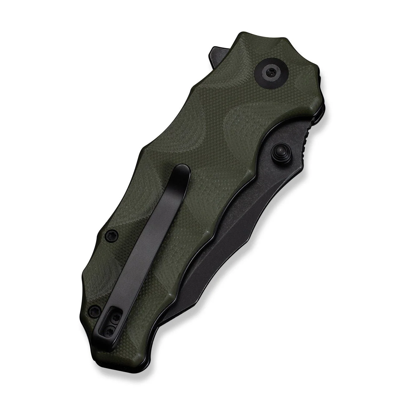 CIVIVI Natterjack Flipper & Thumb Stud & Button Lock Knife G10 Handle (3.19" 14C28N Blade) C24028-1 - Image 12