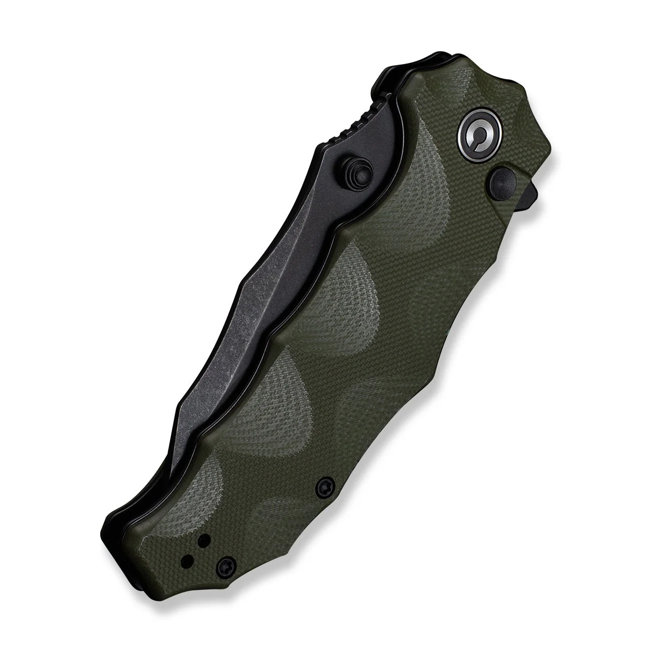 CIVIVI Natterjack Flipper & Thumb Stud & Button Lock Knife G10 Handle (3.19" 14C28N Blade) C24028-1 - Image 13