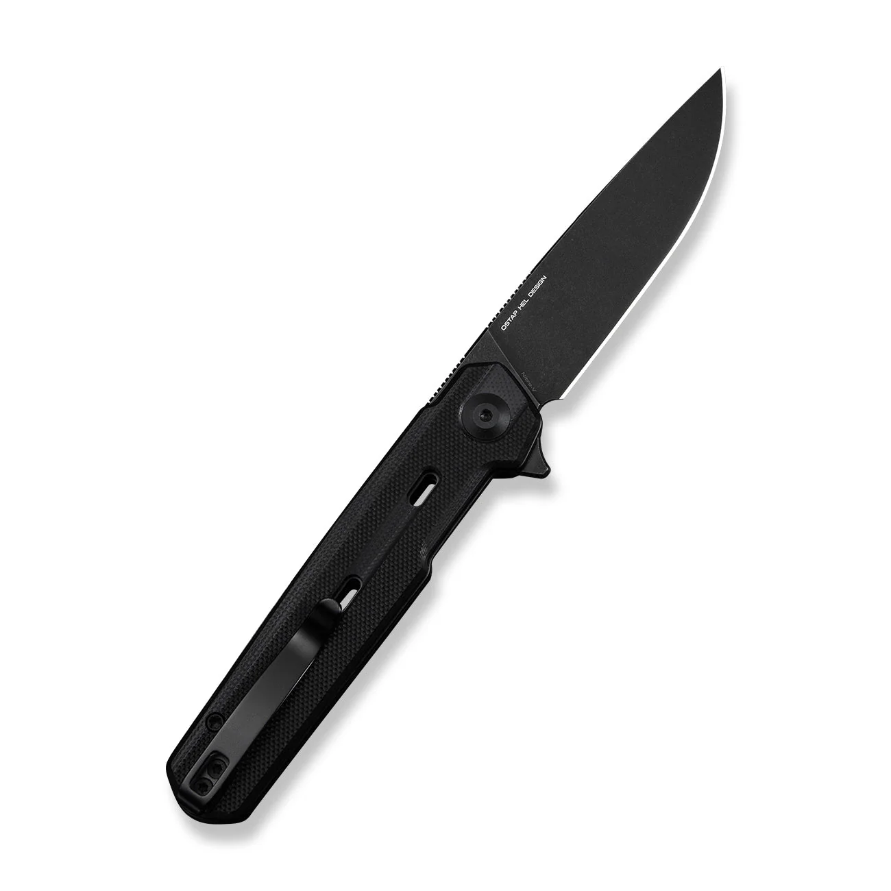 CIVIVI Navo Flipper Knife Black G10 Handle (3.25" Black Stonewashed Nitro-V Blade) C25015A-1 - Image 8