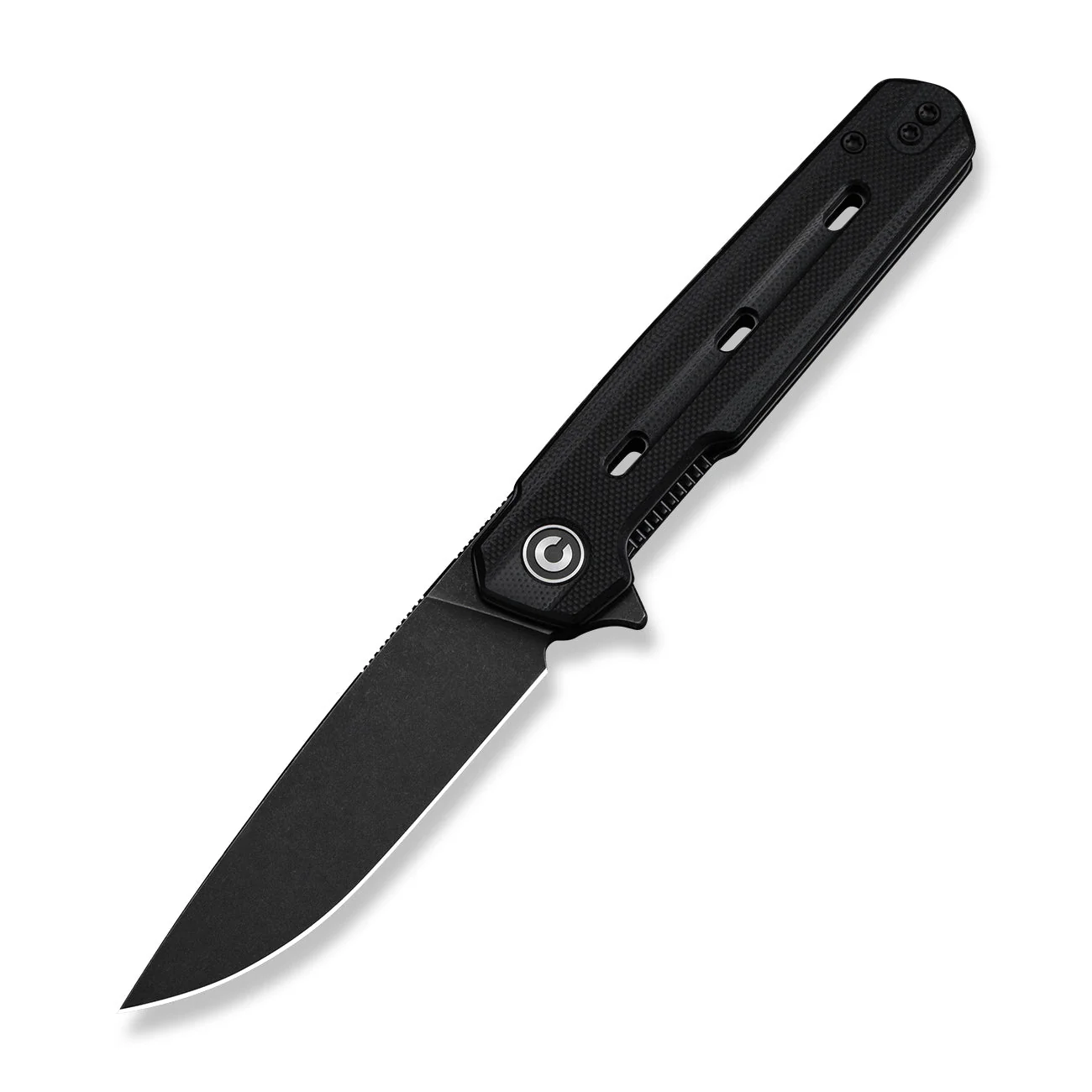 CIVIVI Navo Flipper Knife Black G10 Handle (3.25" Black Stonewashed Nitro-V Blade) C25015A-1 - Image 9