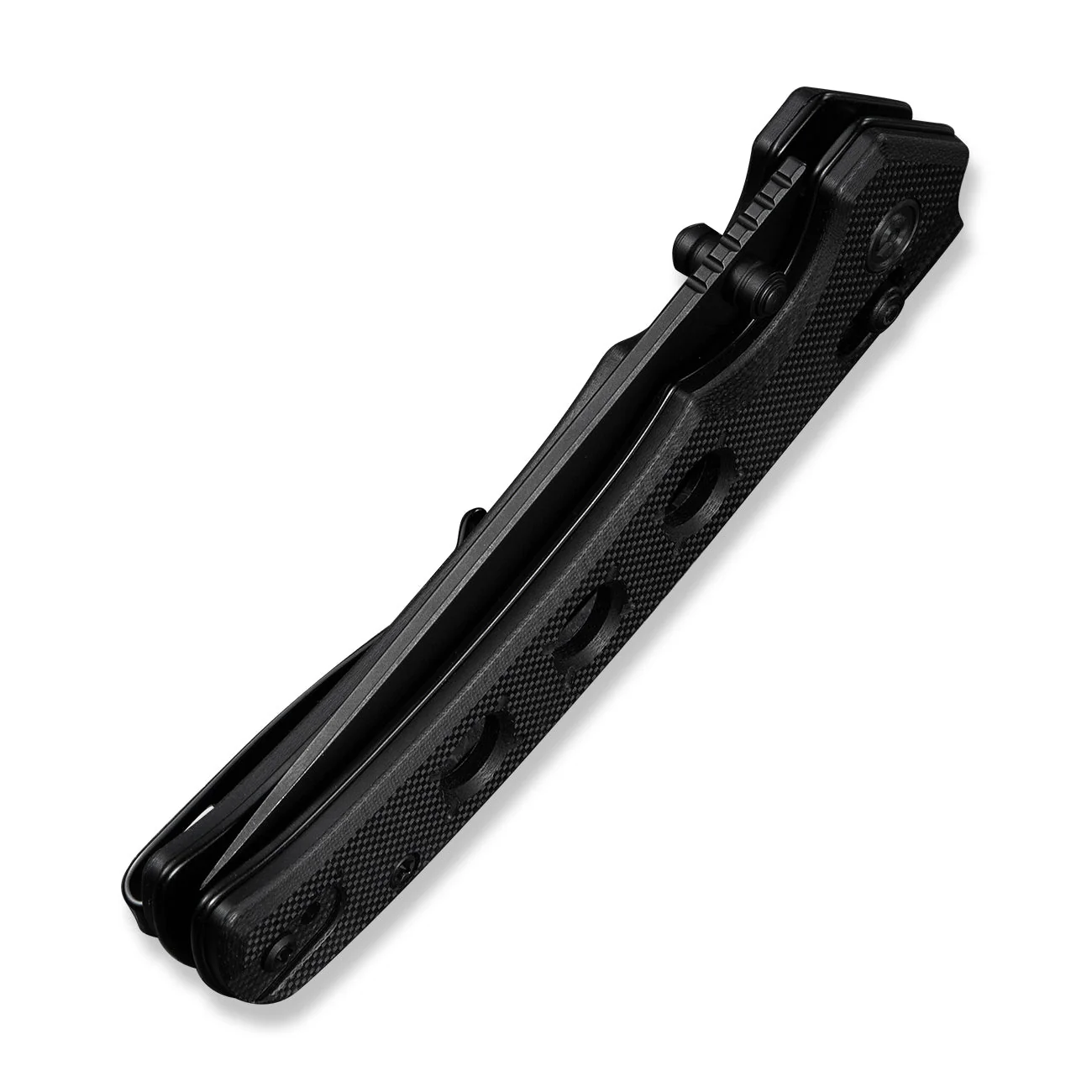 CIVIVI Noctis Thumb Stud & Crossbar Lock Knife Black G10 Handle (2.98" Black Stonewashed Nitro-V Blade) C24020C-1 - Image 14
