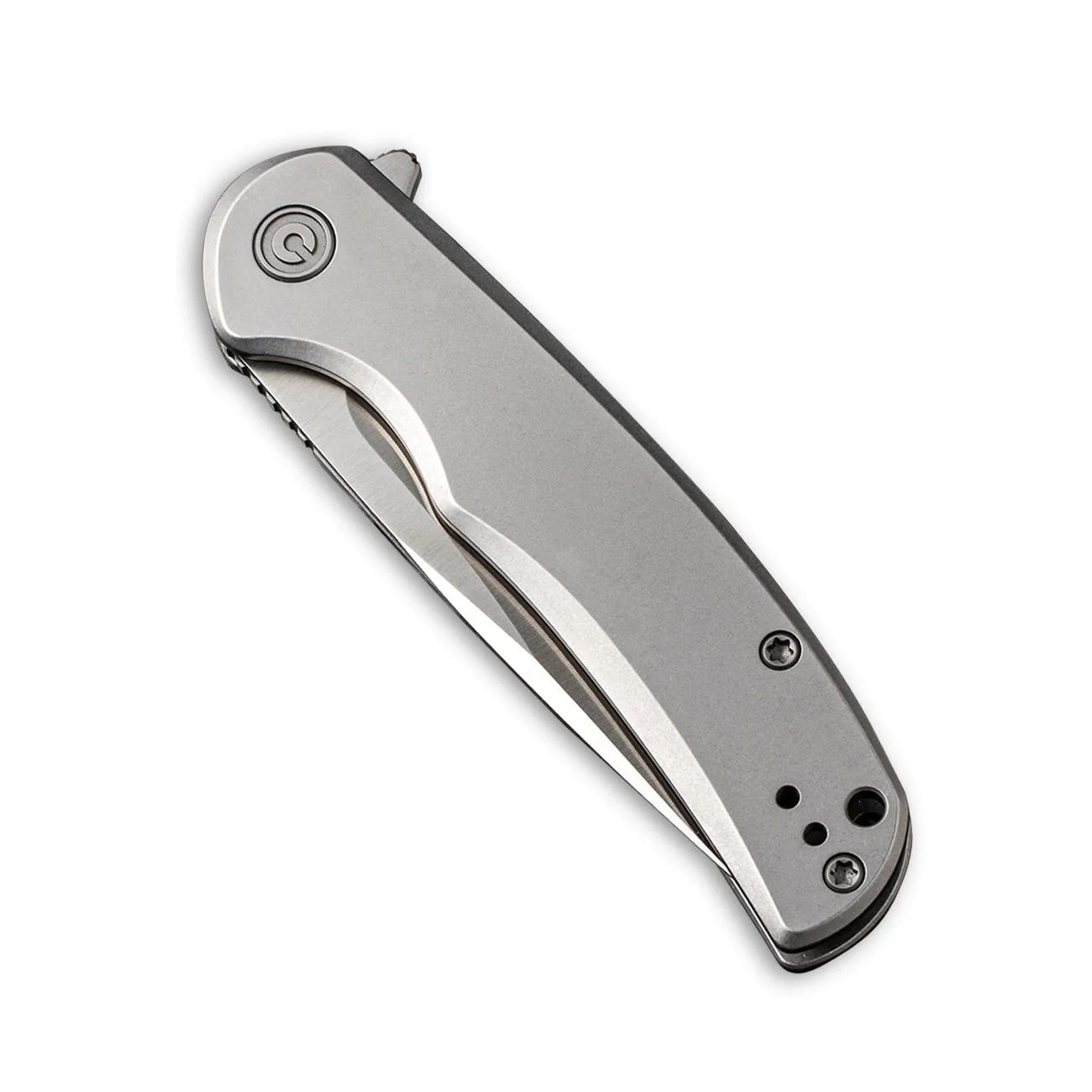 CIVIVI NOx Flipper Knife Stainless Steel Handle (2.97" Nitro-V Blade) C2110A - Image 6