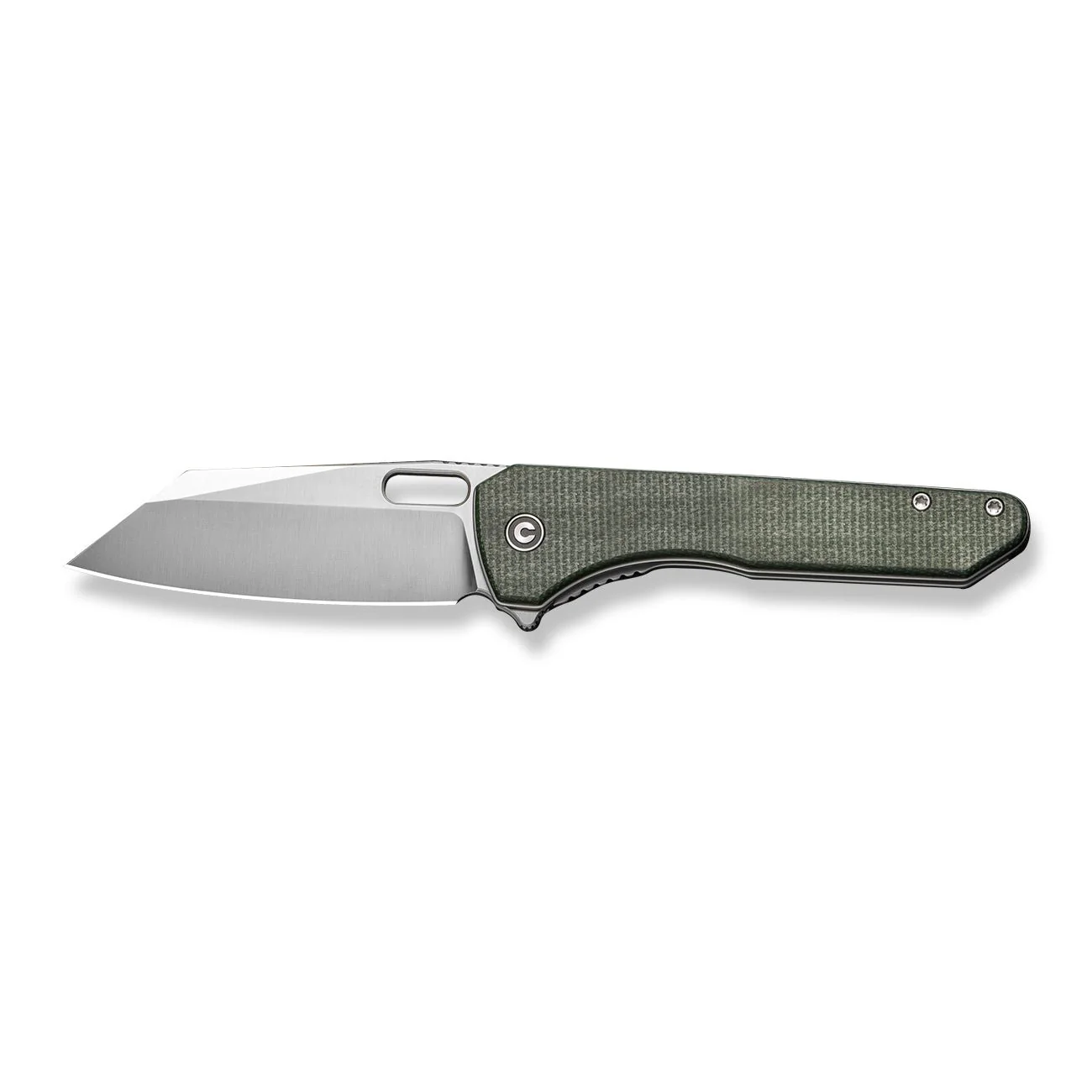 CIVIVI Nugz Flipper & Thumb Hole Knife Micarta Handle (3.17" 14C28N Blade) C23060-2 - Image 10