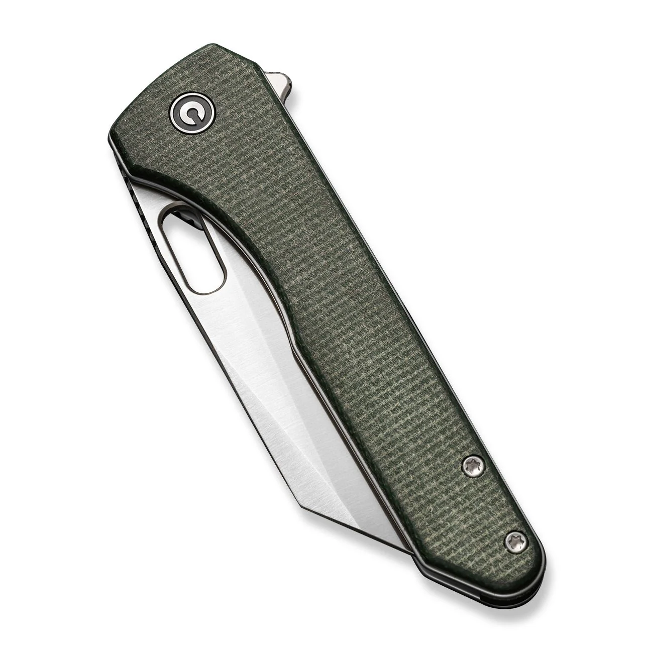 CIVIVI Nugz Flipper & Thumb Hole Knife Micarta Handle (3.17" 14C28N Blade) C23060-2 - Image 11