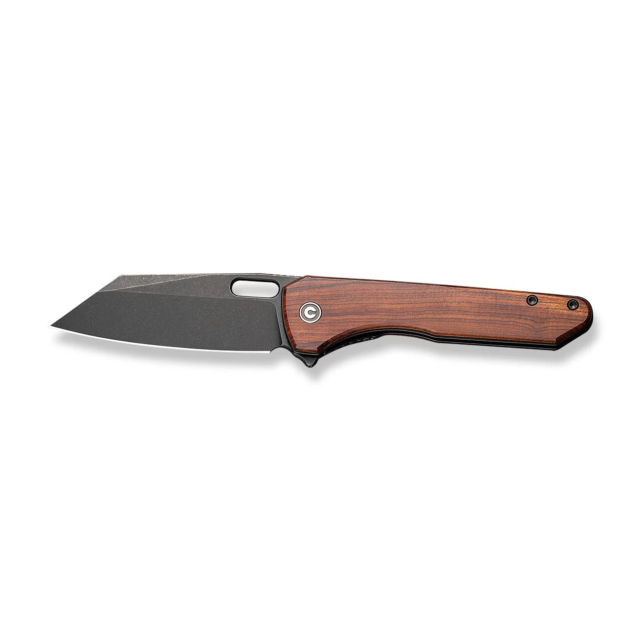 CIVIVI Nugz Flipper & Thumb Hole Knife Wood Handle (3.17" 14C28N Blade) C23060-3 - Image 10