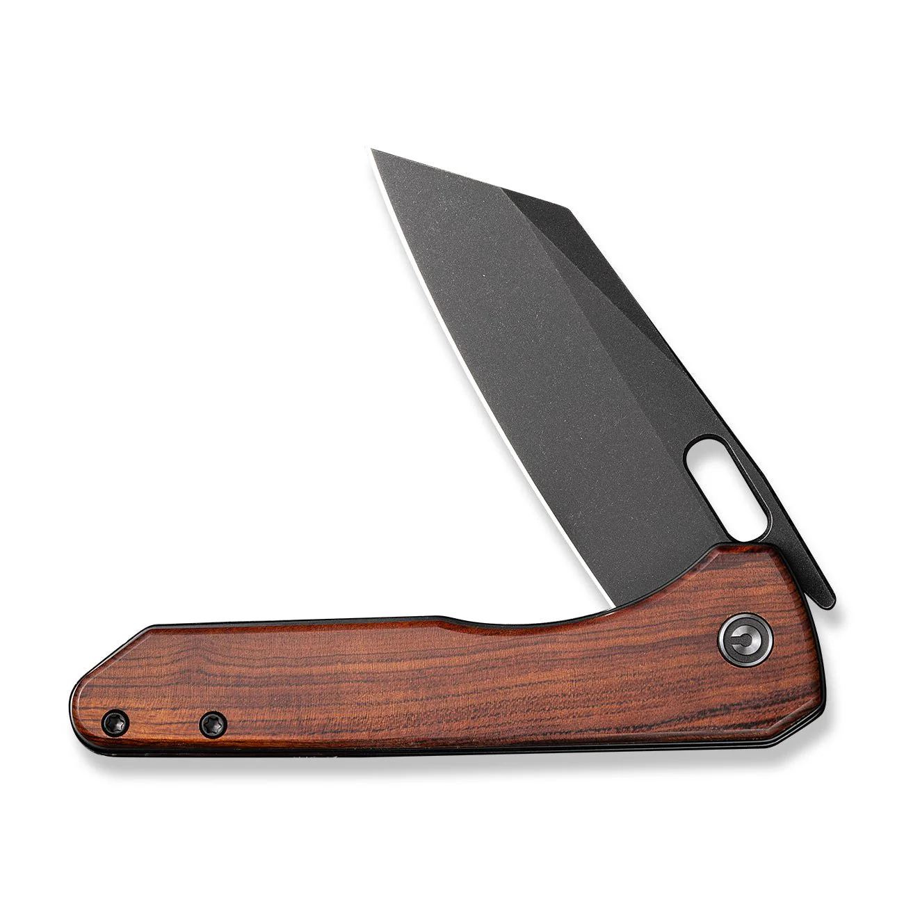 CIVIVI Nugz Flipper & Thumb Hole Knife Wood Handle (3.17" 14C28N Blade) C23060-3 - Image 9