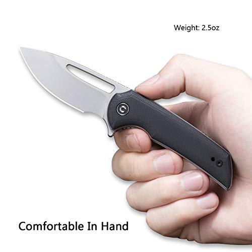 CIVIVI Odium Flipper & Thumb Hole Knife G10 Handle (2.65" D2 Blade) C2010D - Image 4