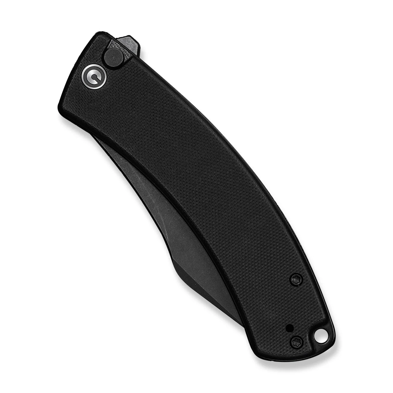 CIVIVI Outlaw Muk Flipper & Button Lock Knife Black G10 Handle (3.47" Black Stonewashed 14C28N Blade) C24079-1 - Image 13