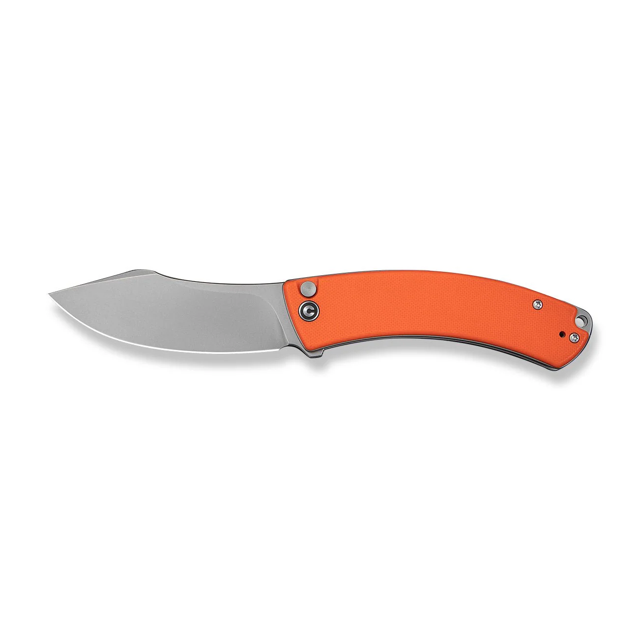 CIVIVI Outlaw Muk Flipper & Button Lock Knife Orange G10 Handle (3.47" Stonewashed 14C28N Blade) C24079-2 - Image 11