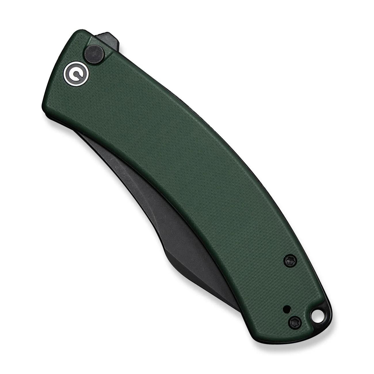 CIVIVI Outlaw Muk Flipper & Button Lock Knife Teal Green G10 Handle (3.47" Black Stonewashed 14C28N Blade) C24079-3 - Image 13