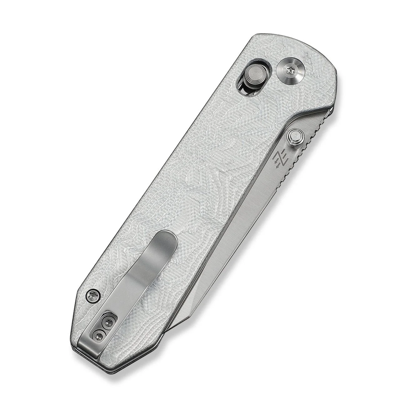 CIVIVI Over Yonder Thumb Stud & Crossbar Lock Knife G10 With Aluminum Foil Handle (3.35" 14C28N Blade) C25027-2 - Image 14