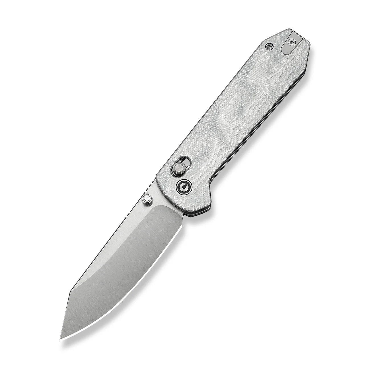 CIVIVI Over Yonder Thumb Stud & Crossbar Lock Knife G10 With Aluminum Foil Handle (3.35" 14C28N Blade) C25027-2 - Image 9