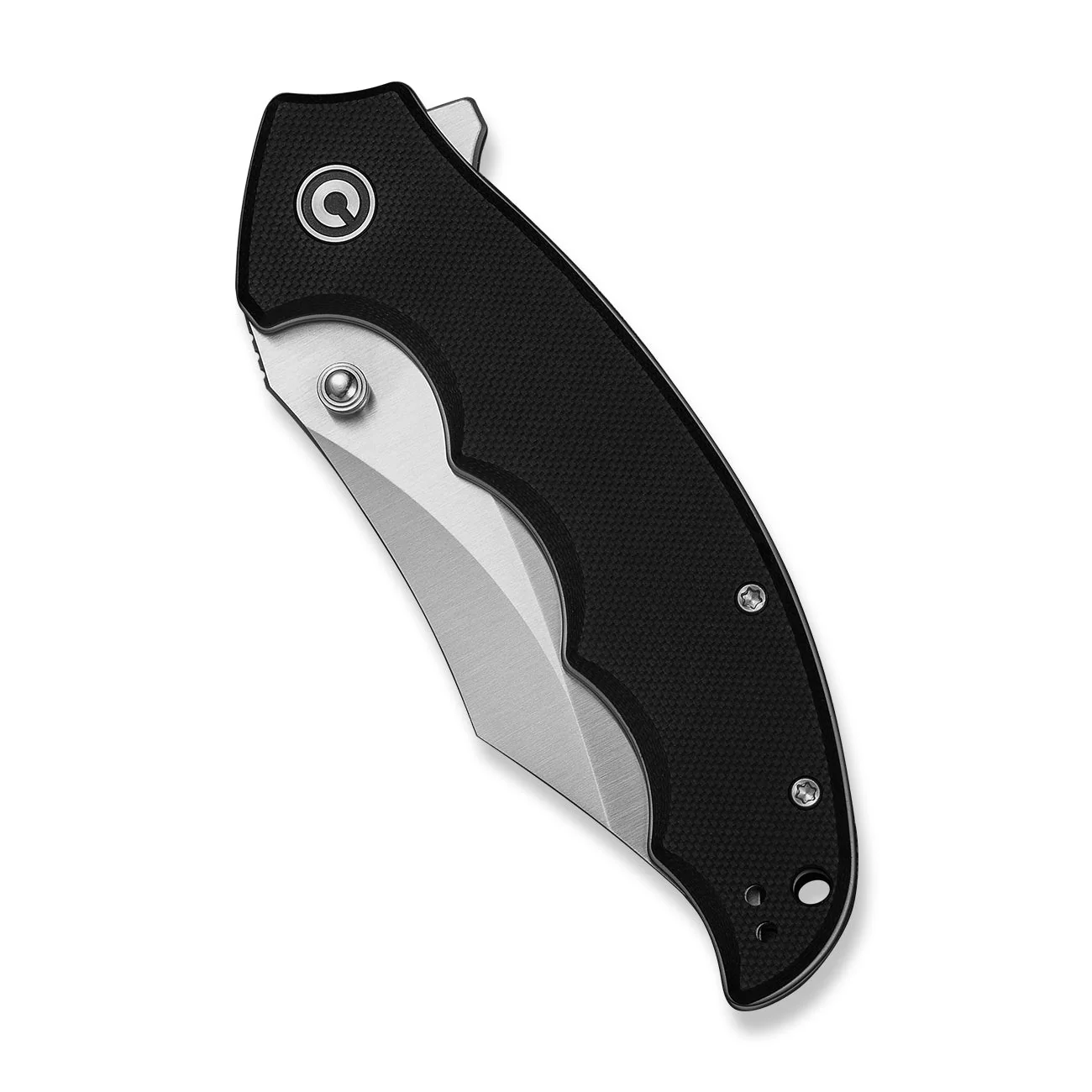 CIVIVI Pentad Flipper & Thumb Stud Knife Black G10 Handle (3.48" Satin Finished Nitro-V Blade) C24068-1 - Image 11