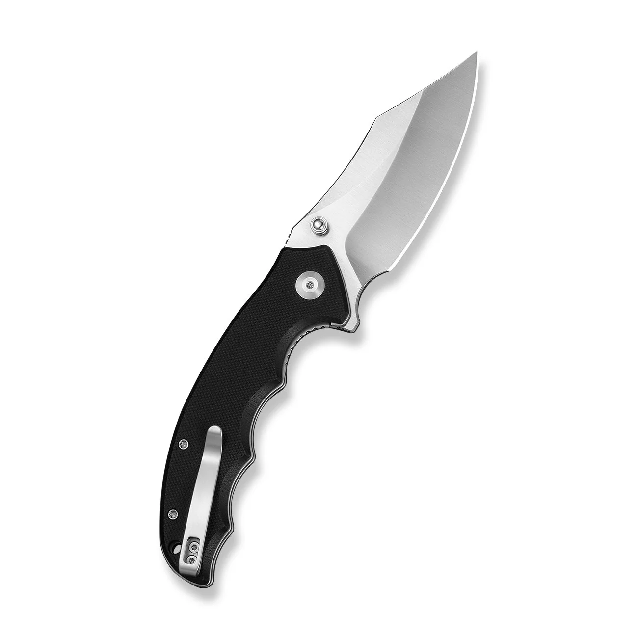 CIVIVI Pentad Flipper & Thumb Stud Knife Black G10 Handle (3.48" Satin Finished Nitro-V Blade) C24068-1 - Image 7