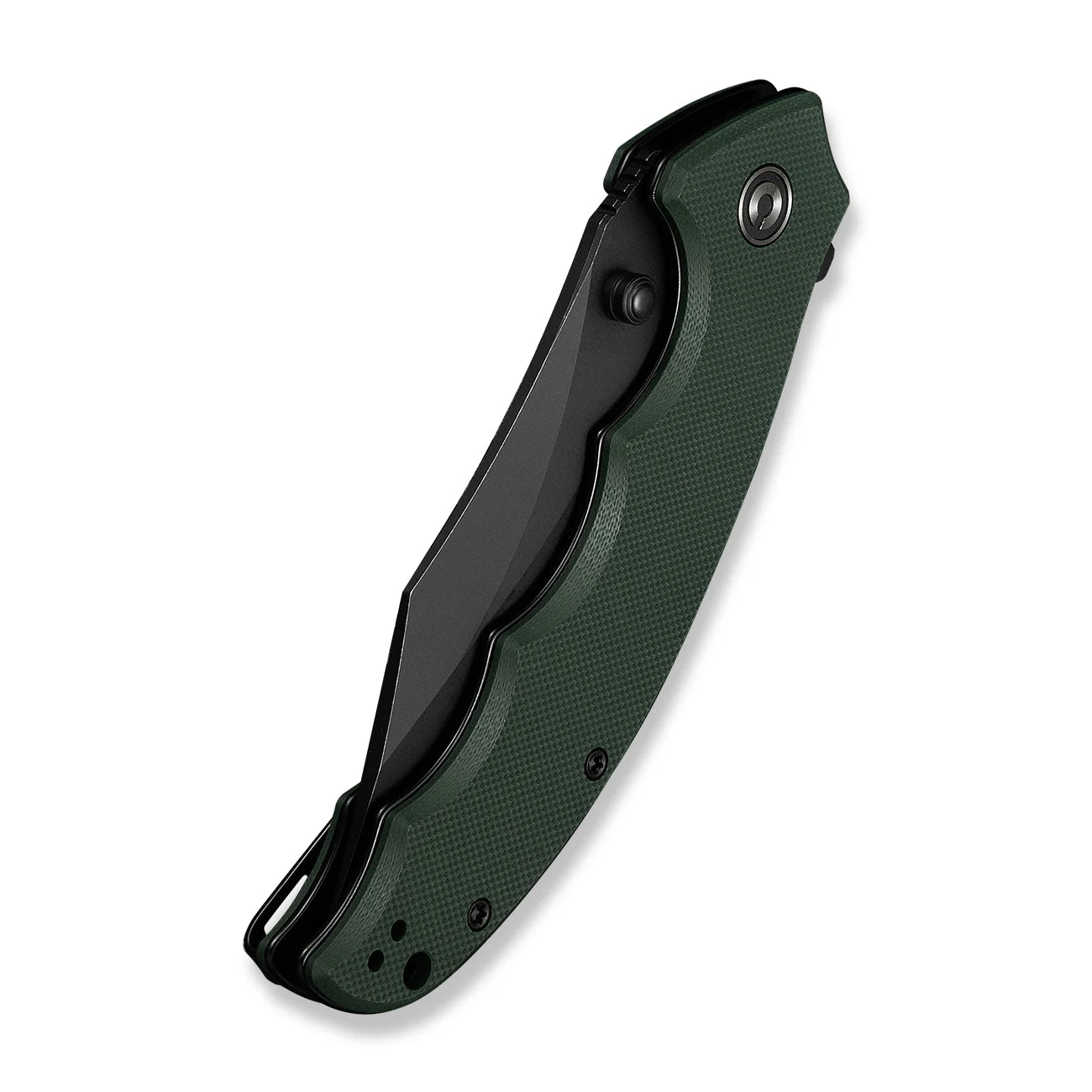 CIVIVI Pentad Flipper & Thumb Stud Knife Teal Green G10 Handle (3.48" Black Stonewashed Nitro-V Blade) C24068-2 - Image 13