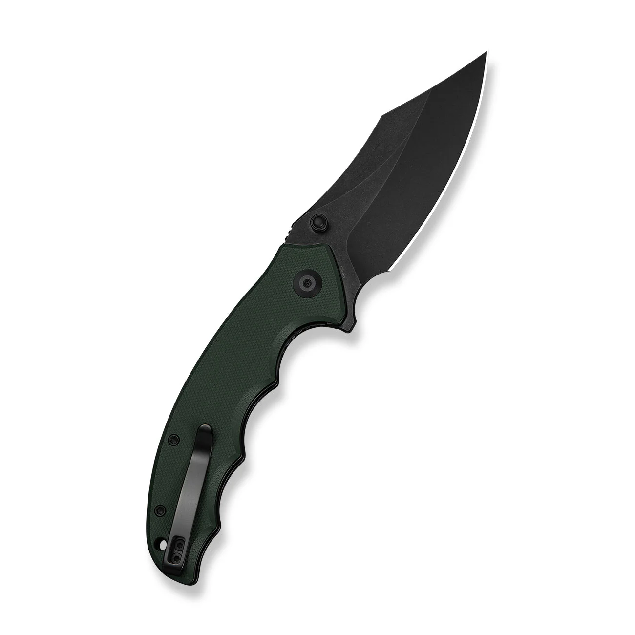 CIVIVI Pentad Flipper & Thumb Stud Knife Teal Green G10 Handle (3.48" Black Stonewashed Nitro-V Blade) C24068-2 - Image 7