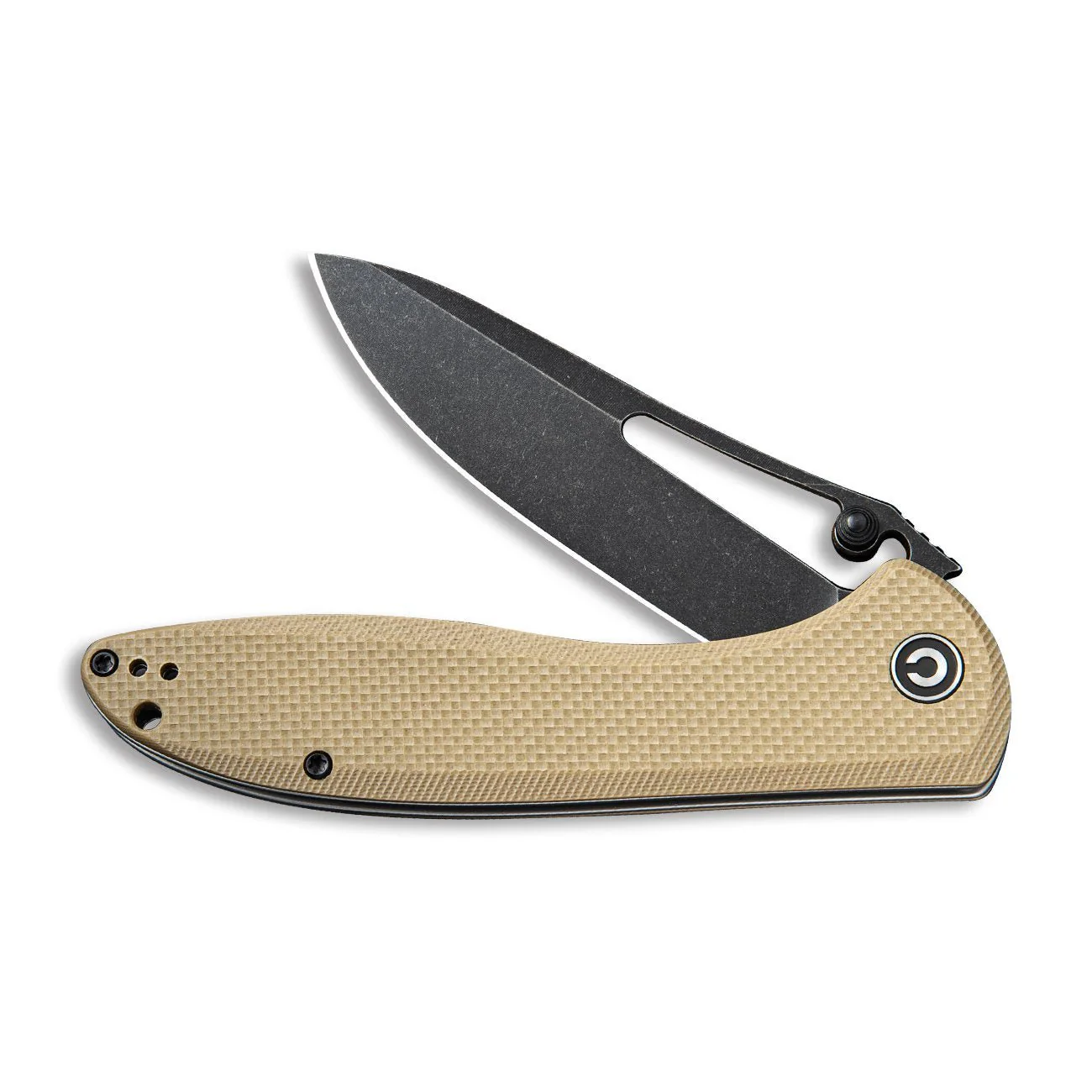 CIVIVI Picaro Thumb Stud & Thumb Hole Knife G10 Handle (3.94" D2 Blade) C916B - Image 4