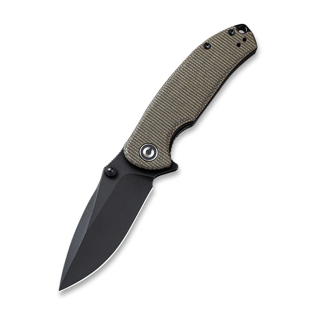 CIVIVI Pintail Flipper & Thumb Stud Knife Micarta Handle (2.98" CPM S35VN Blade) C2020C - Image 3
