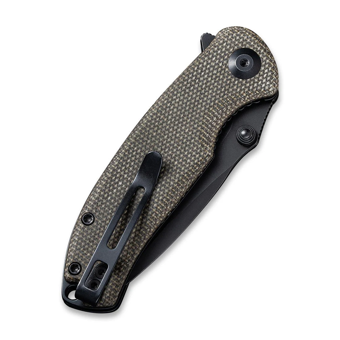 CIVIVI Pintail Flipper & Thumb Stud Knife Micarta Handle (2.98" CPM S35VN Blade) C2020C - Image 6