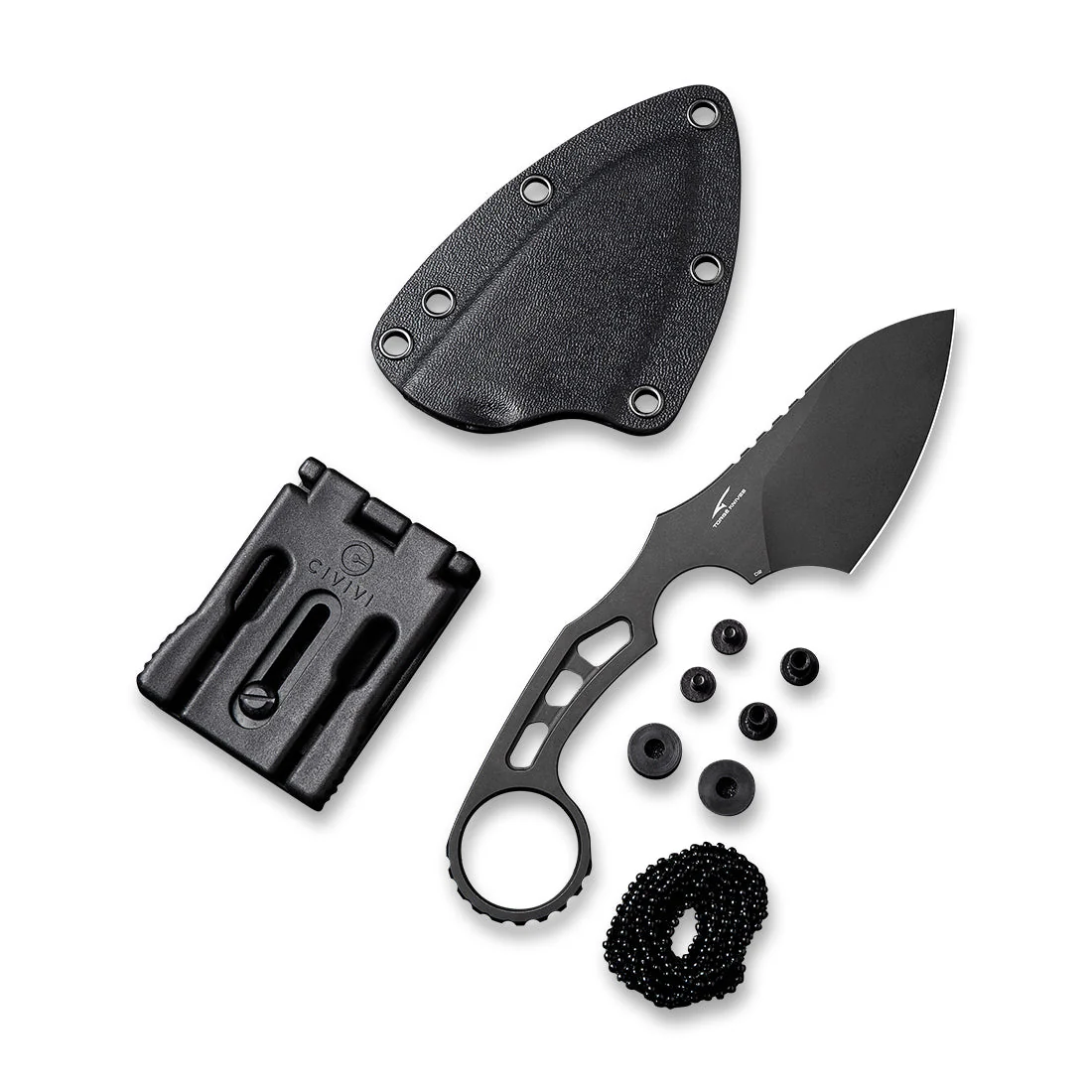 CIVIVI Planck Fixed Blade Knife (2.87" D2 Blade) C2022B - Image 2