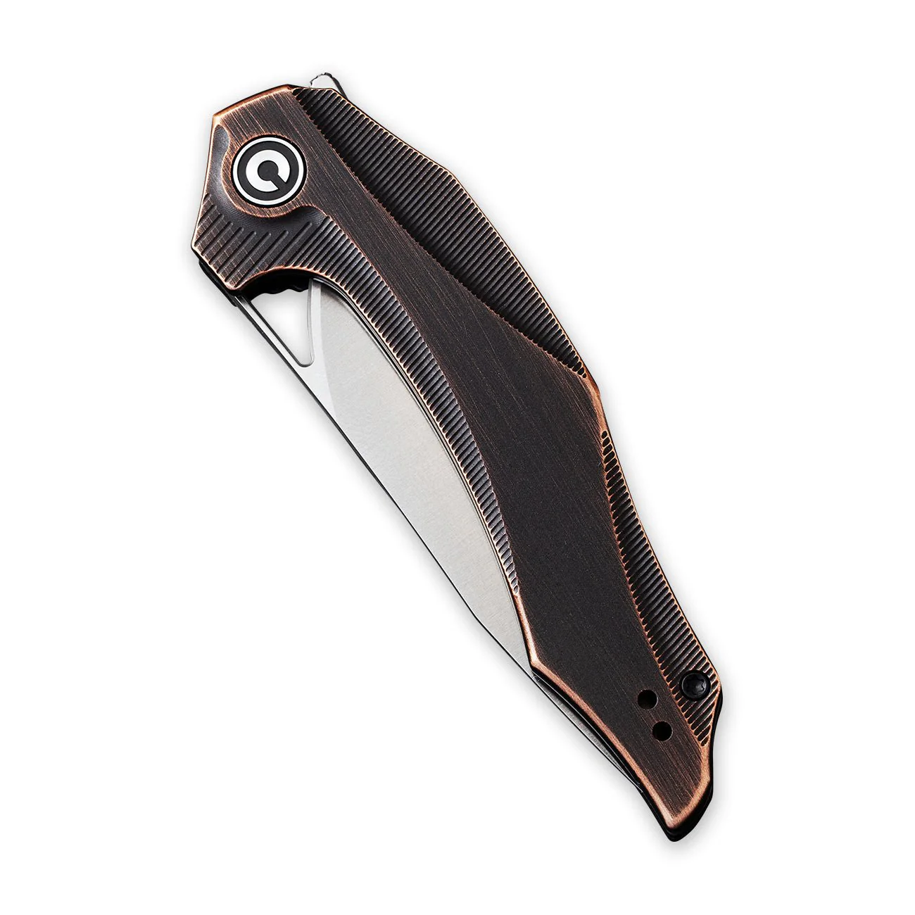 CIVIVI Plethiros Flipper Knife Copper Handle (3.45" 154CM Blade) C904D - Image 5