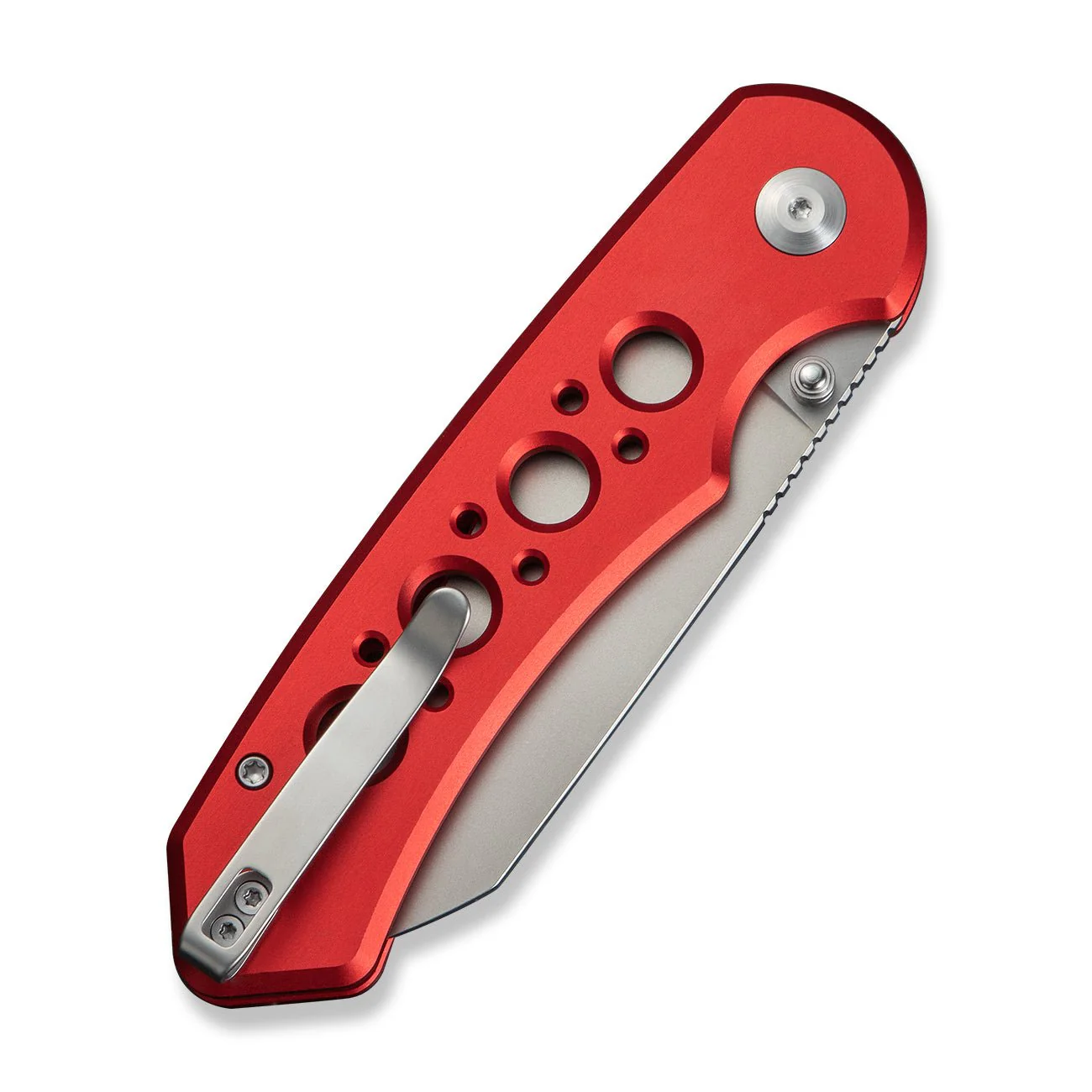 CIVIVI Pragma Prime Thumb Stud & Button Lock Knife Aluminum Handle (3.49" 14C28N Blade) C24067-2 - Image 13