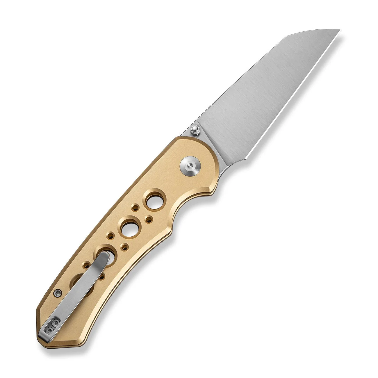 CIVIVI Pragma Prime Thumb Stud & Button Lock Knife Aluminum Handle (3.49" 14C28N Blade) C24067-3 - Image 8