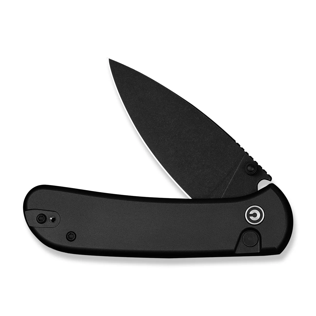 Father's Day Special Edition CIVIVI Qubit Button Lock & Thumb Stud Knife Black Aluminum Handle (2.98" Black Stonewashed) C22030EWP-1 - Image 10