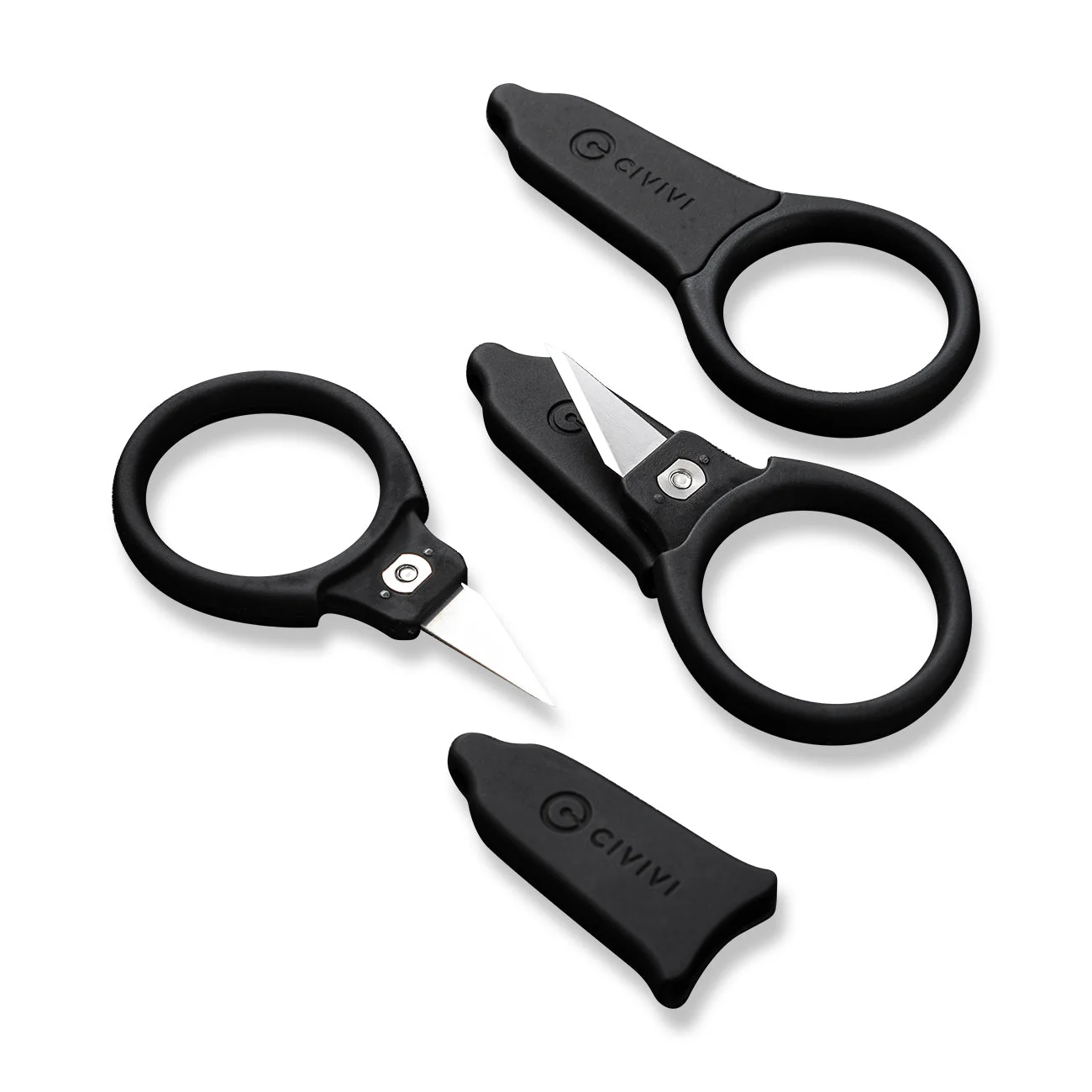 CIVIVI Quick Snip Fixed Blade 3 Pcs Mini Neck Knife ABS Handle (0.68" 6Cr13 Blade) C22022A-2 - Image 13