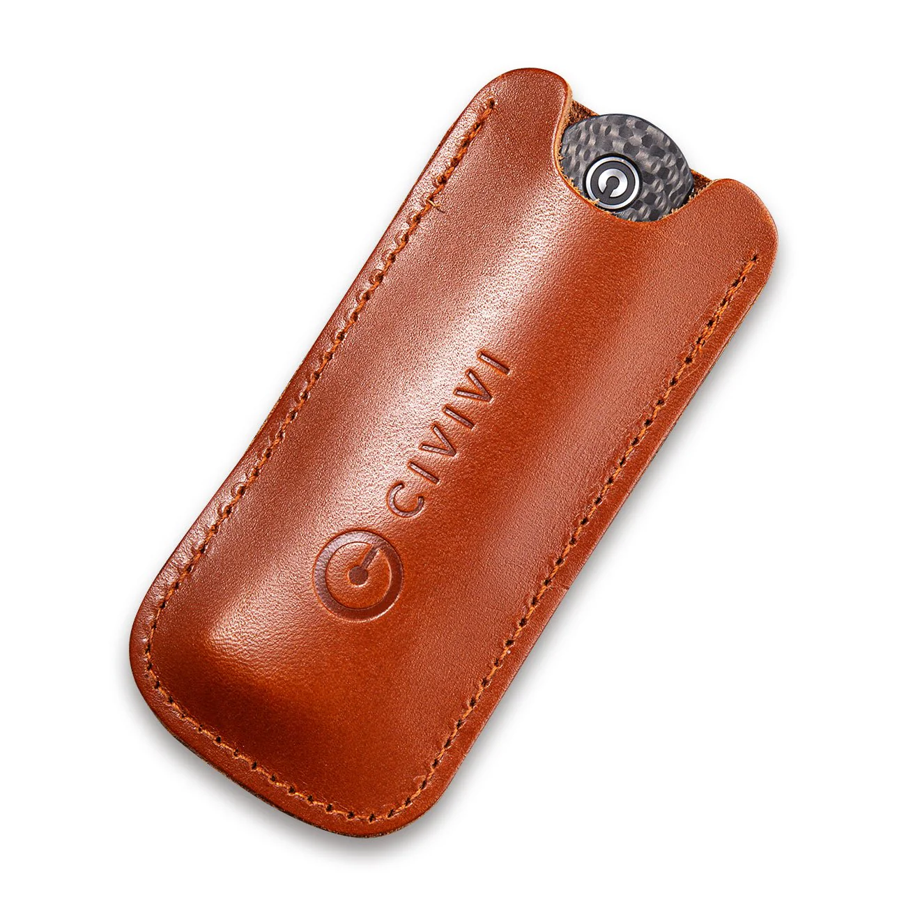 CIVIVI Rustic Gent Lock Back Knife Micarta & Carbon Fiber Handle (2.97" D2 Blade) C914C - Image 5