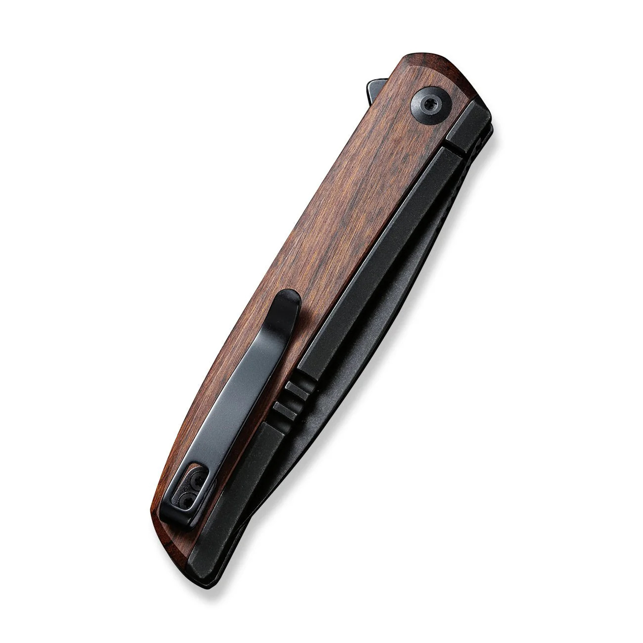 CIVIVI Savant Flipper Knife Stainless Steel & Wood Handle (3.47" 14C28N Blade) C20063B-1 - Image 7