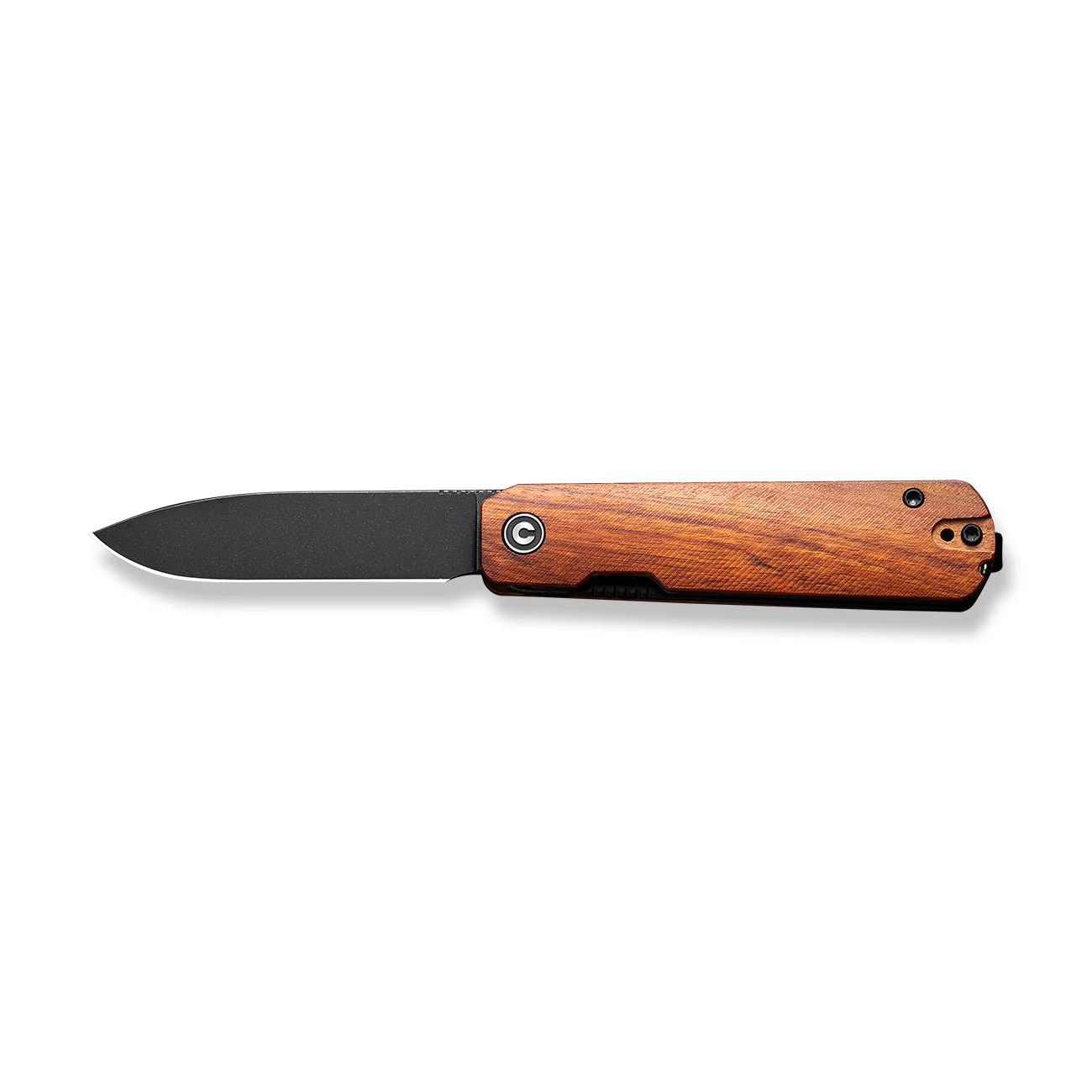 CIVIVI Sendy Flipper Knife Wood Handle (2.83" Nitro-V Blade) C21004A-2 - Image 9