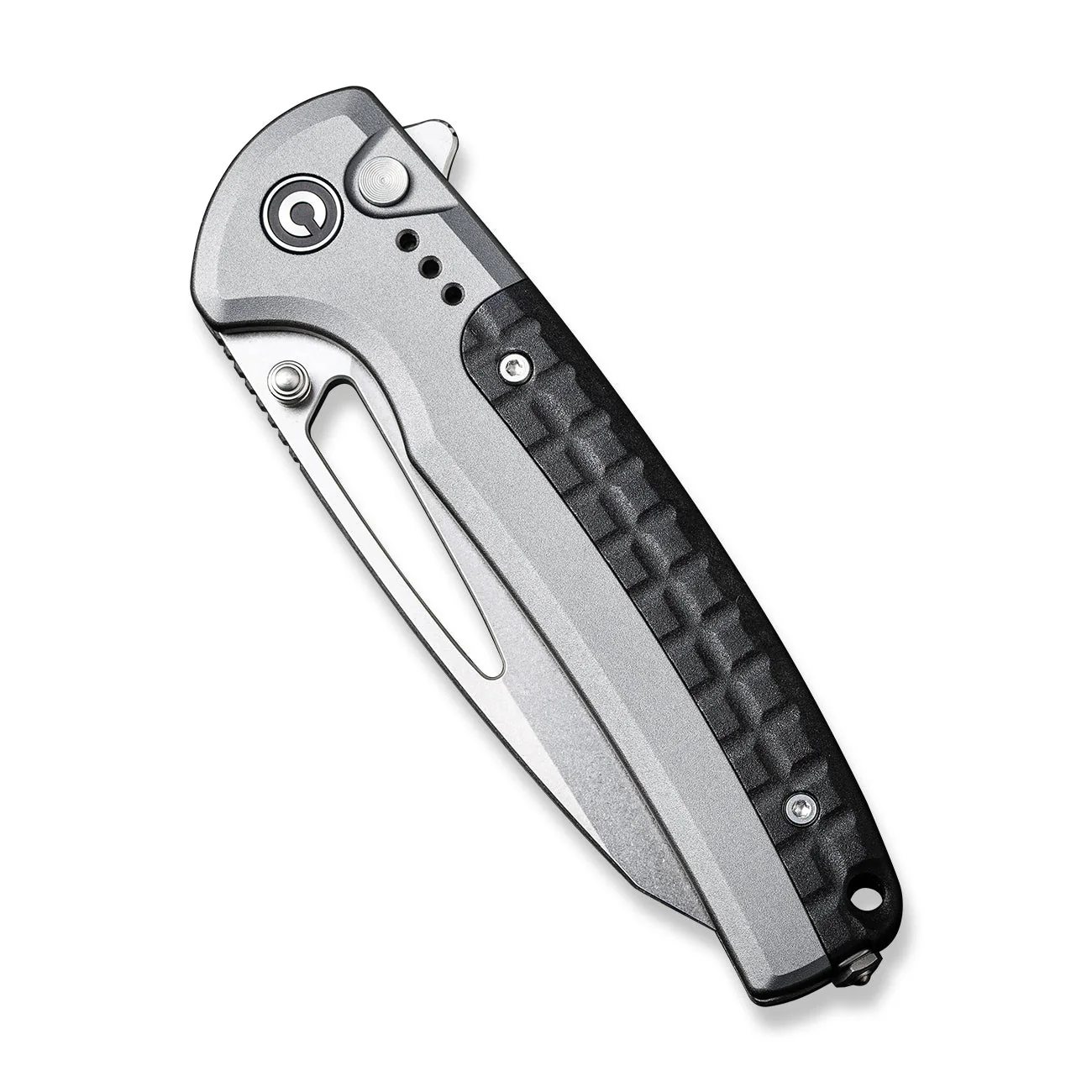 CIVIVI Sentinel Strike Flipper & Thumb Stud & Thumb Hole & Button Lock Knife Aluminum & FRN Handle (3.7" K110 Blade) C22025B-2 - Image 10