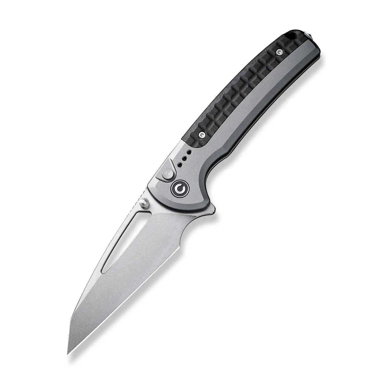 CIVIVI Sentinel Strike Flipper & Thumb Stud & Thumb Hole & Button Lock Knife Aluminum & FRN Handle (3.7" K110 Blade) C22025B-2 - Image 7