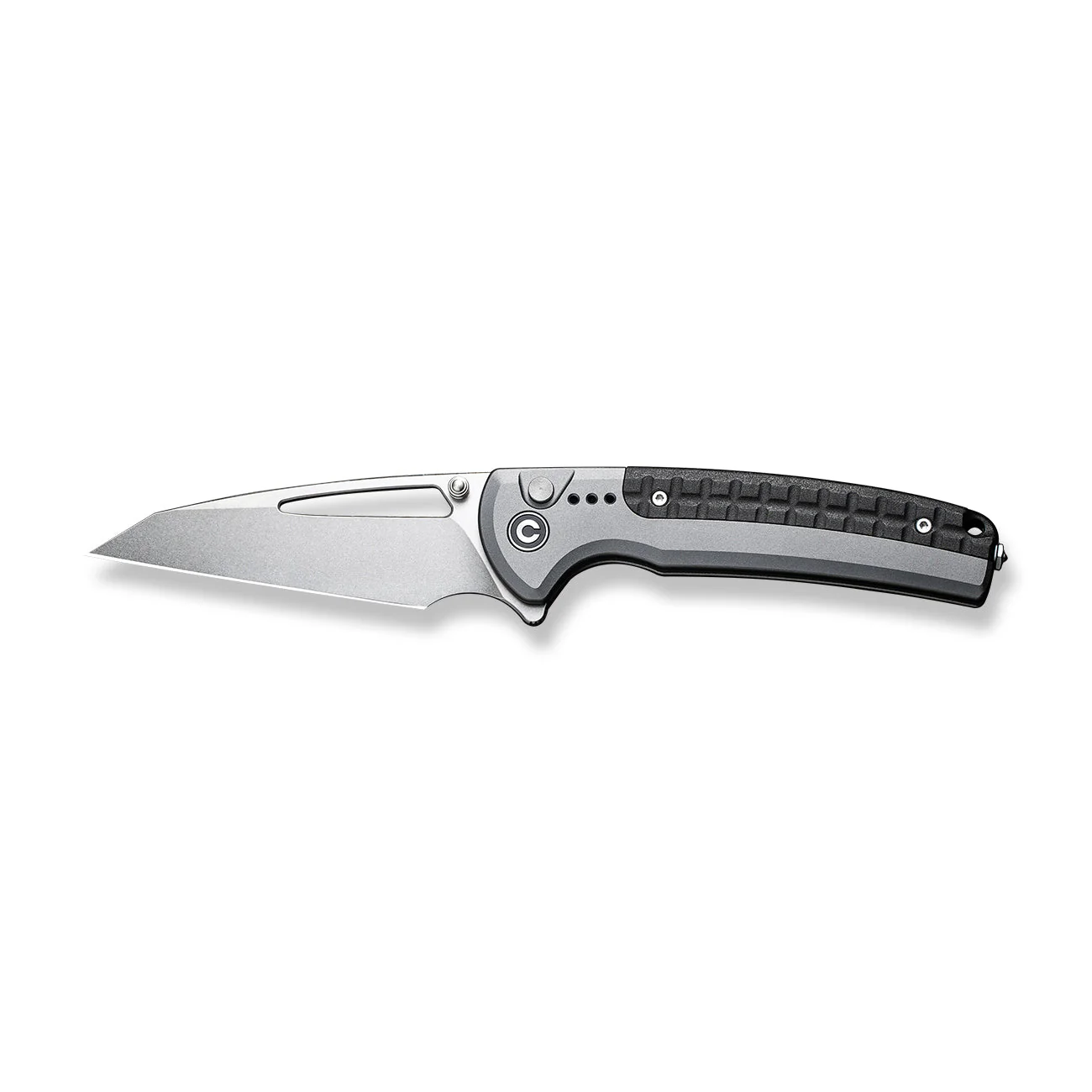 CIVIVI Sentinel Strike Flipper & Thumb Stud & Thumb Hole & Button Lock Knife Aluminum & FRN Handle (3.7" K110 Blade) C22025B-2 - Image 8