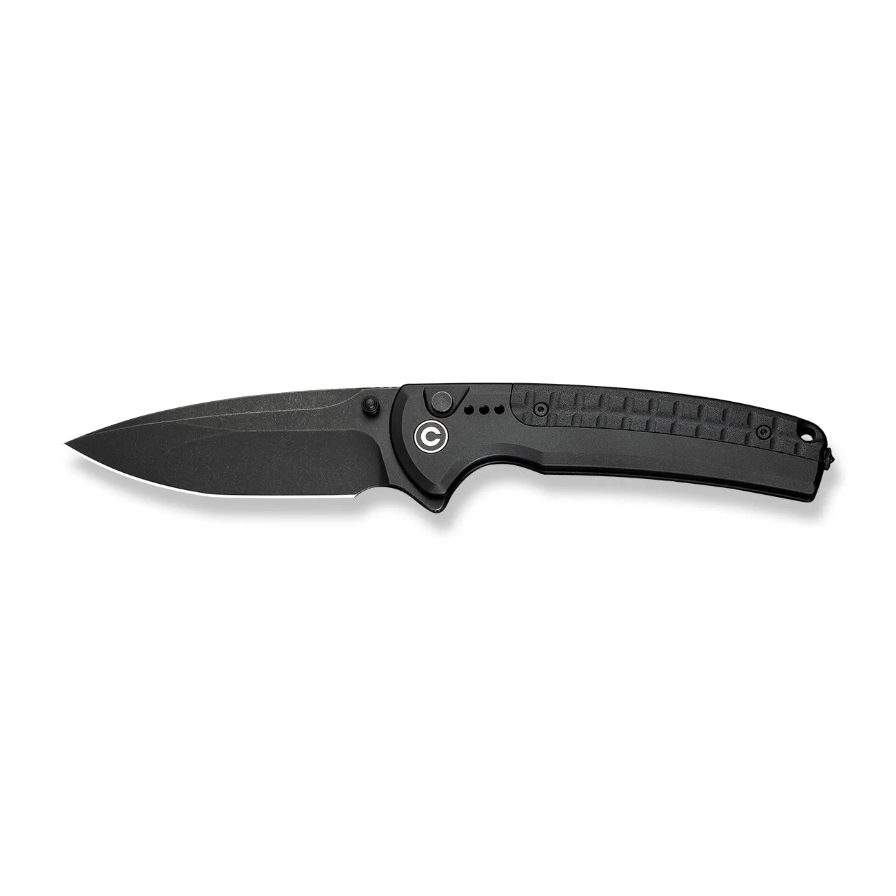 CIVIVI Sentinel Strike II Flipper & Thumb Stud & Button Lock Knife Aluminum & FRN Handle (3.7" Nitro-V Blade) C22025D-1 - Image 9