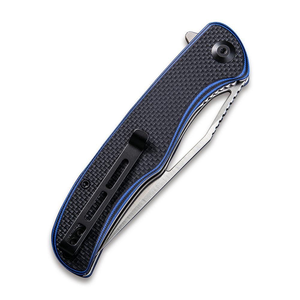 CIVIVI Shredder Flipper & Thumb Hole Knife G10 Handle (3.7" D2 Blade) C912A - Image 6