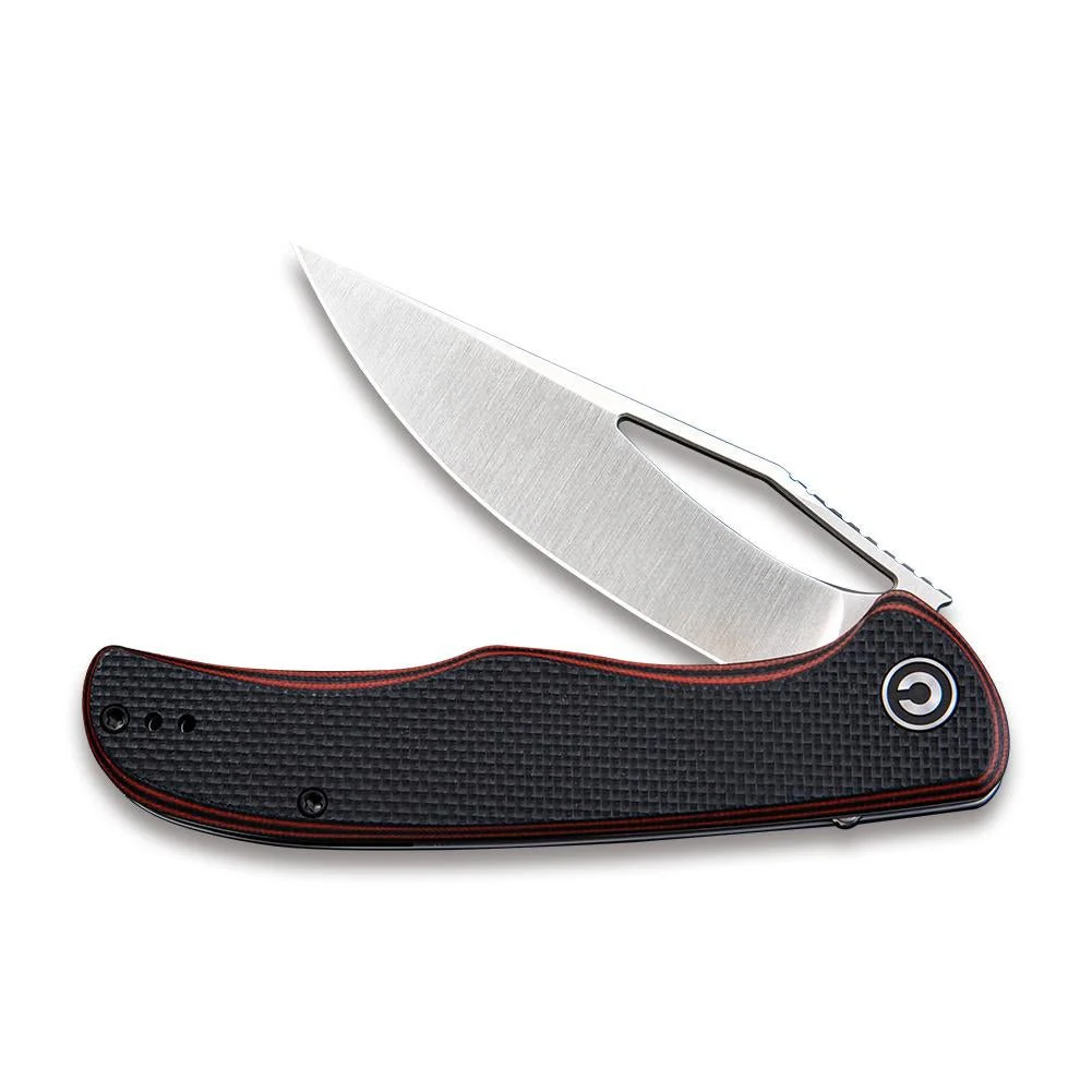 CIVIVI Shredder Flipper & Thumb Hole Knife G10 Handle (3.7" D2 Blade) C912B - Image 4