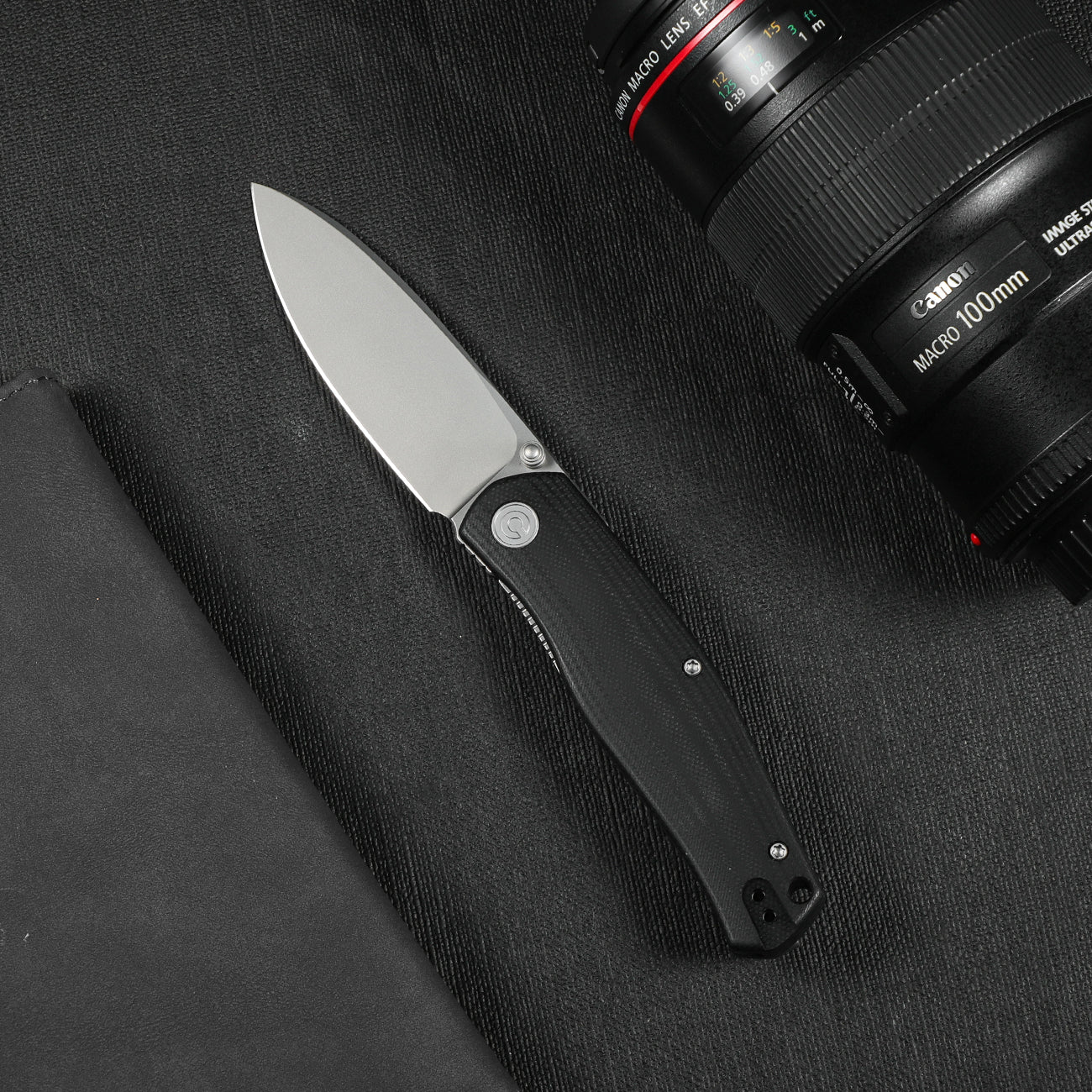 CIVIVI Sokoke Front Flipper & Thumb Stud Knife G10 Handle (3.35" 14C28N Blade) C22007-1 - Image 5
