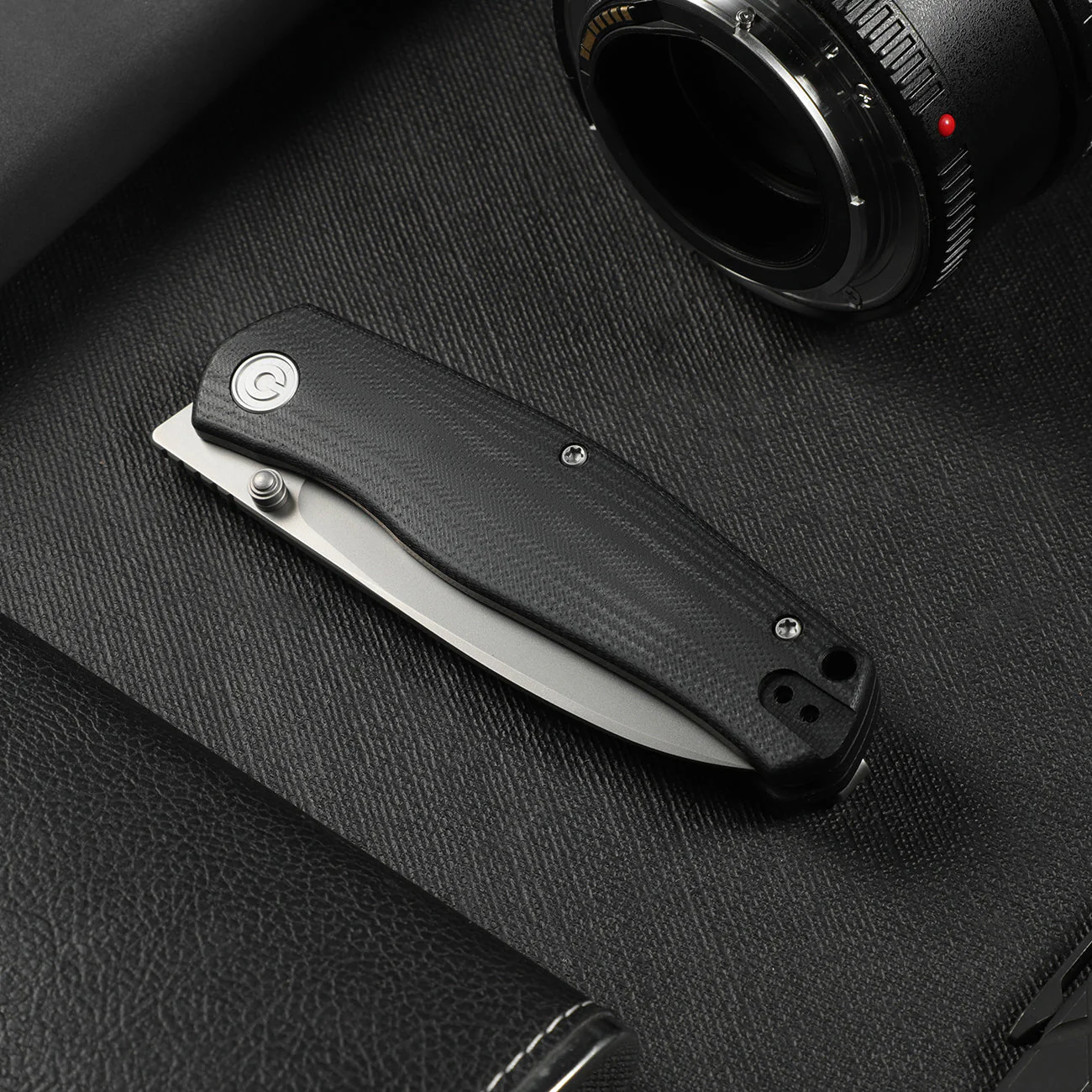 CIVIVI Sokoke Front Flipper & Thumb Stud Knife G10 Handle (3.35" 14C28N Blade) C22007-1 - Image 6