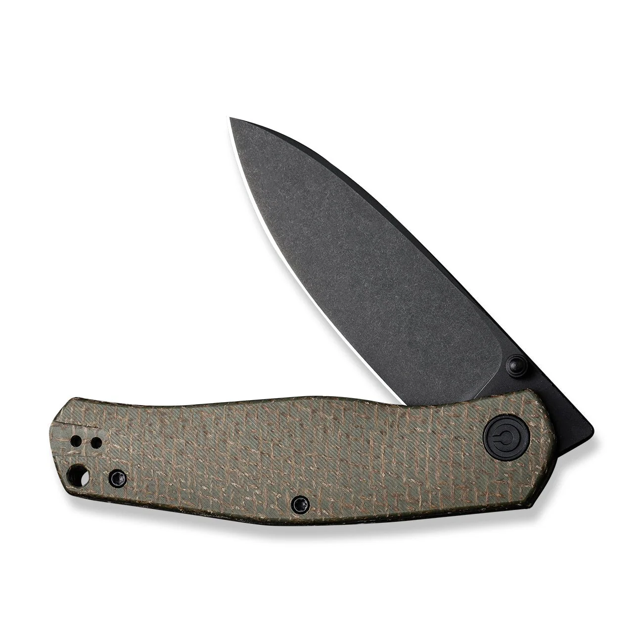CIVIVI Sokoke Front Flipper & Thumb Stud Knife Micarta Handle (3.35" 14C28N Blade) C22007-2 - Image 11