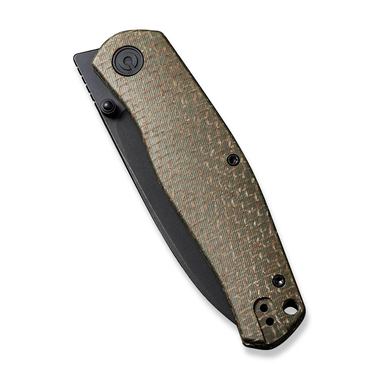 CIVIVI Sokoke Front Flipper & Thumb Stud Knife Micarta Handle (3.35" 14C28N Blade) C22007-2 - Image 12