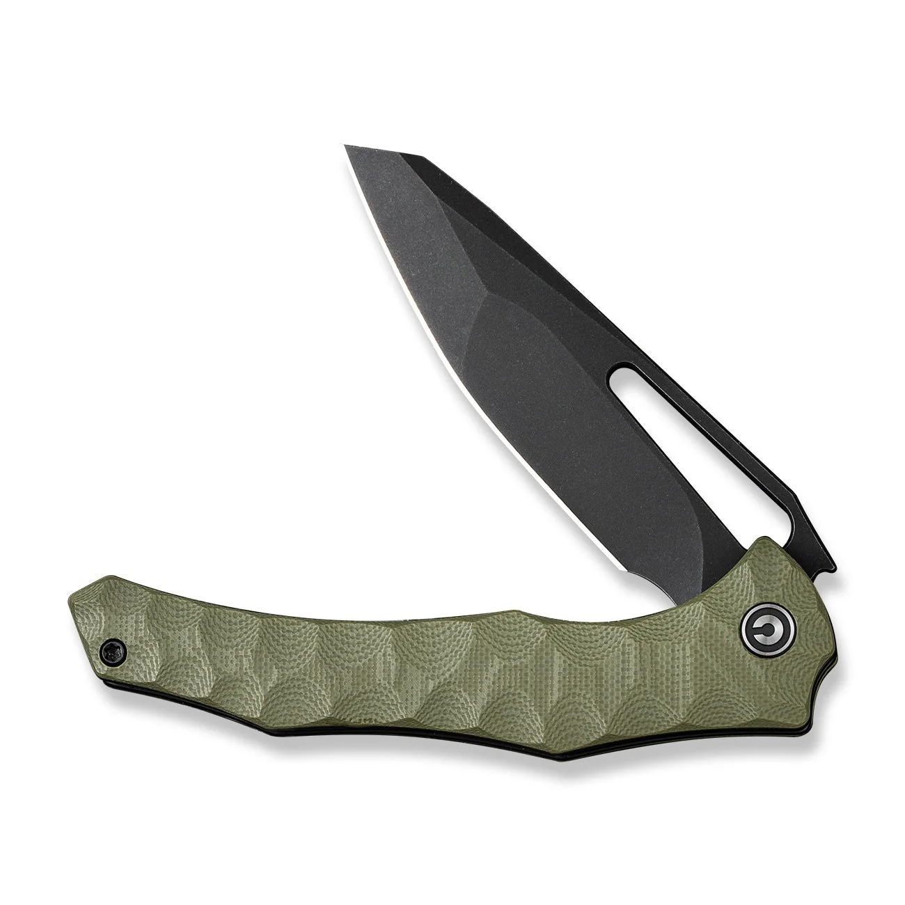 CIVIVI Spiny Dogfish Thumb Hole Knife G10 Handle (3.47" 14C28N Blade) C22006-3 - Image 11