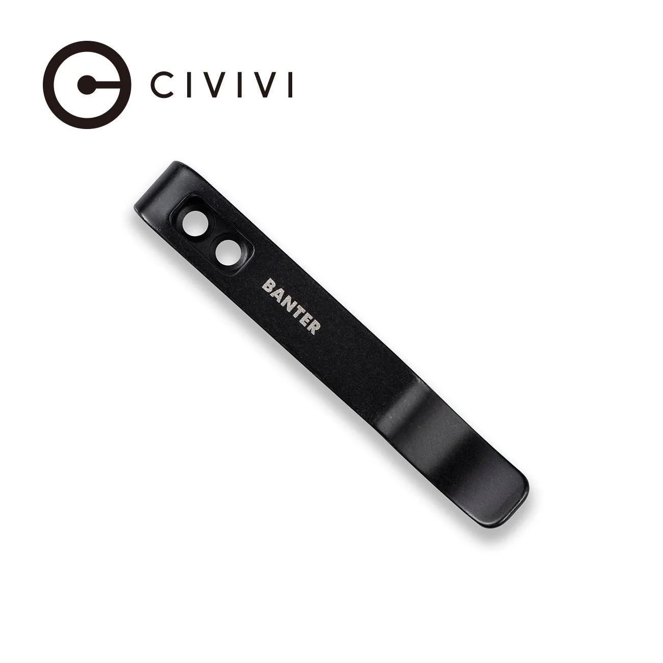 CIVIVI Stainless Steel Pocket Clip for CIVIVI Baby Banter WE Banter Knife, No Screws Included CA-07A