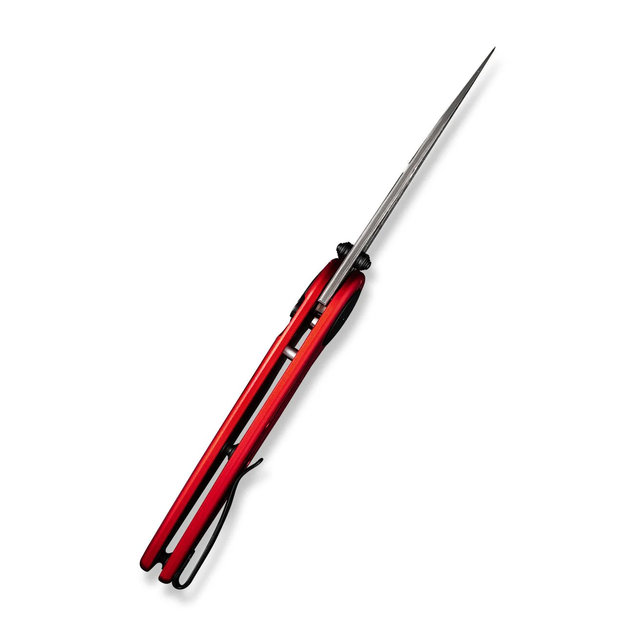 CIVIVI Starflare Thumb Stud & Button Lock Knife Aluminum Handle (3.3" Damascus Blade) C23052-DS1 - Image 14