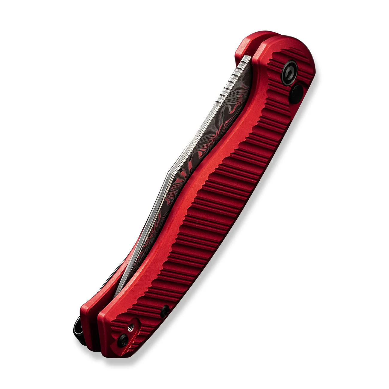 CIVIVI Stormhowl Flipper & Button Lock Knife Aluminum Handle (3.3" Damascus Blade) C23040B-DS1 - Image 13